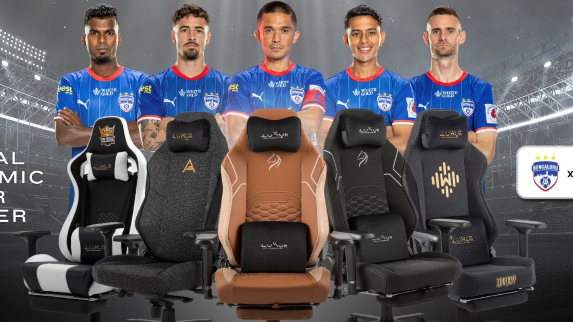 Dr Luxur® Leeroy Ergonomic Gaming Chair for Office Work at Home